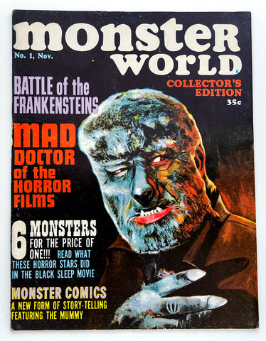 MONSTER WORLD No. 1, Nov. (Number 1, November 1964 Collector's Edition)