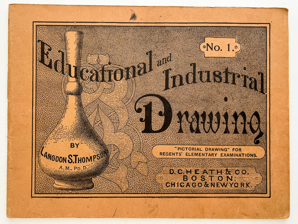Educational and Industrial Drawing: "Pictorial Drawing" for Regents' Elementary Examinations, No. 1 (with student work)