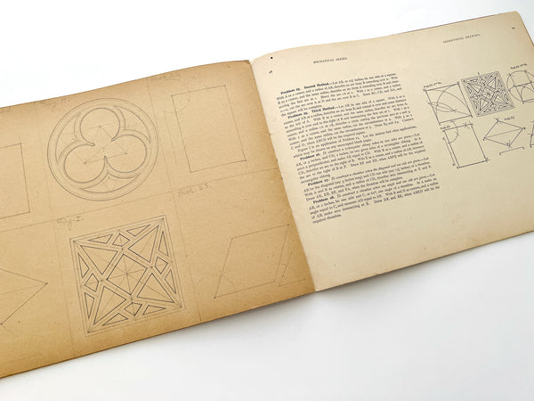Educational and Industrial Drawing: Mechanical Series, No. 1 (Drawing book with student work)