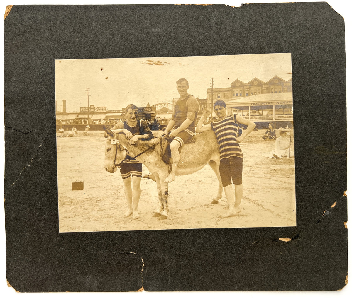 Atlantic City donkey ride, ca. 1900 – Haec City / Also Books