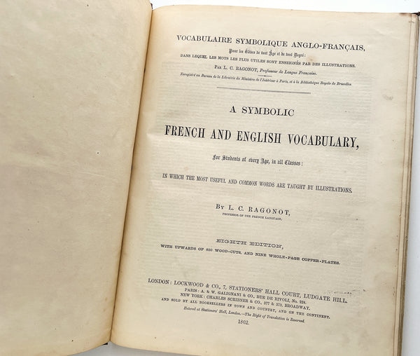 Vocabulaire Symbolique Anglo-Francais / A Symbolic French and English Vocabulary