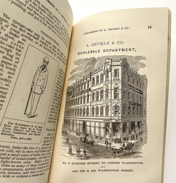 The Housewife's Companion: Presented with the Compliments of A. Shuman & Co., Wholesale and Retail Boys' Clothiers, 440 Washington Street, Boston.