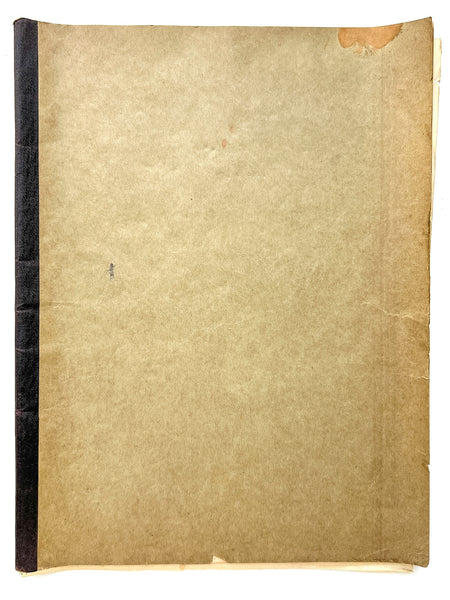 "Cahier de cartes" Large manuscript of maps by French student Denise Jumet, 1911-1912