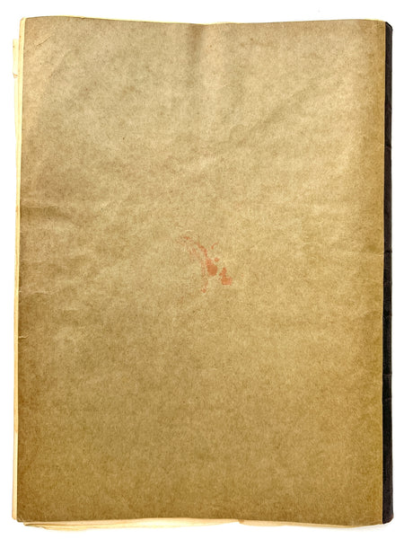 "Cahier de cartes" Large manuscript of maps by French student Denise Jumet, 1911-1912