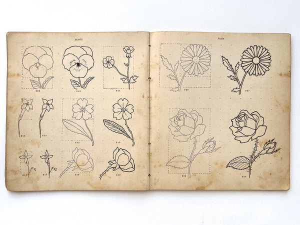 Illustrative Hand-Book of Drawing, containing over three hundred illustrations including dictation exercises, outlines of familiar objects—vegetables, fruits, flowers, and human and animal forms