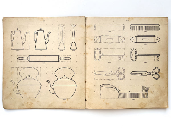 Illustrative Hand-Book of Drawing, containing over three hundred illustrations including dictation exercises, outlines of familiar objects—vegetables, fruits, flowers, and human and animal forms
