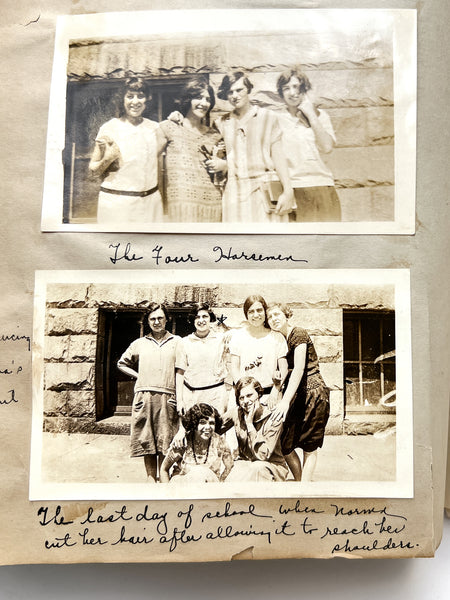 "My Record Book" compiled by Annunzia "Nancy" Arnao, 1928 graduate of the South Philadelphia High School for Girls