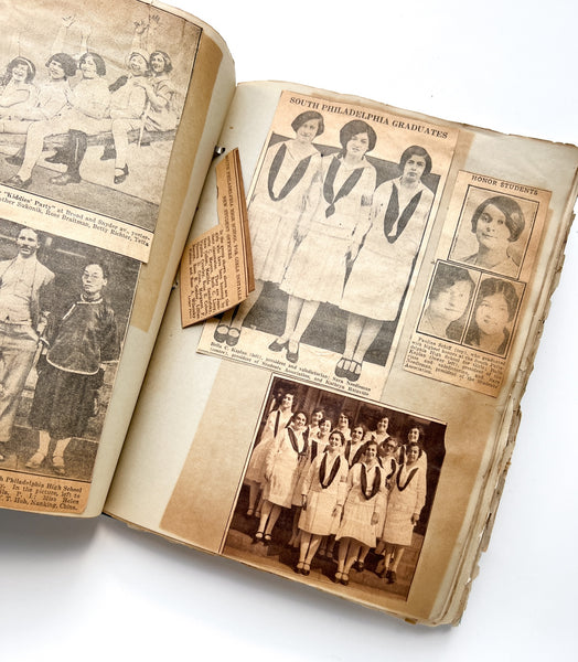 "My Record Book" compiled by Annunzia "Nancy" Arnao, 1928 graduate of the South Philadelphia High School for Girls