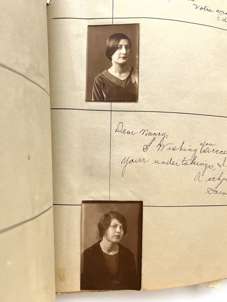 "My Record Book" compiled by Annunzia "Nancy" Arnao, 1928 graduate of the South Philadelphia High School for Girls