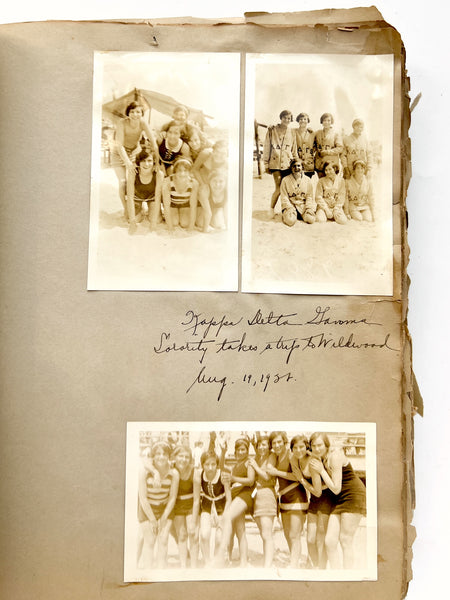 "My Record Book" compiled by Annunzia "Nancy" Arnao, 1928 graduate of the South Philadelphia High School for Girls