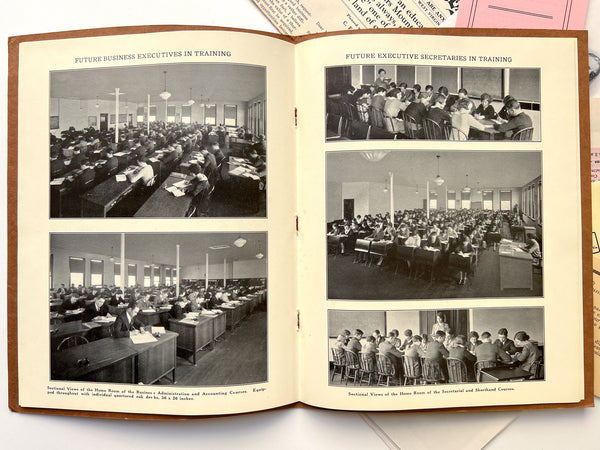 Annual Catalog of the Mountain State Business College [with]  Mountain State Business College Journal "Testimonial Edition" [and] 10 misc items, in original mailing envelope