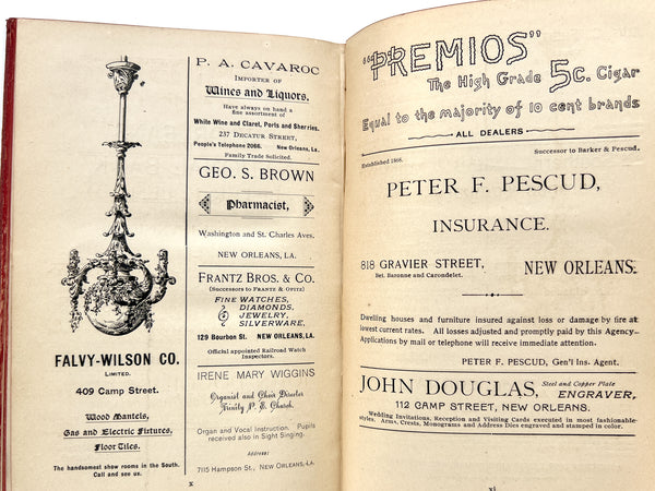 Society's Ready Reference. A Directory of Selected Names...