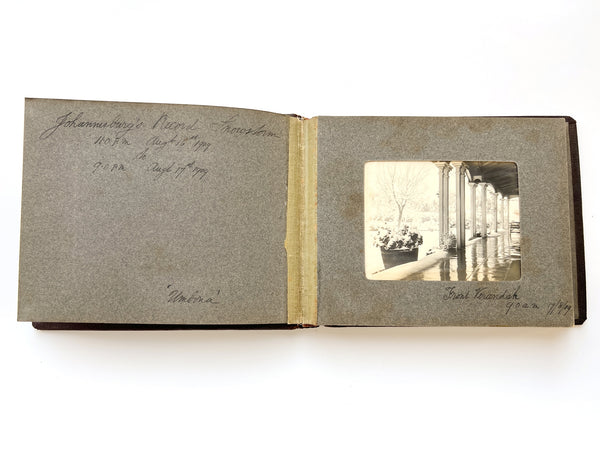 "Johannesburg's Record Snowstorm. 11.0 P.M. Augt 16th 1909 to 9.0 P.M. Augt 17th 1909. Umbona" (caption title)