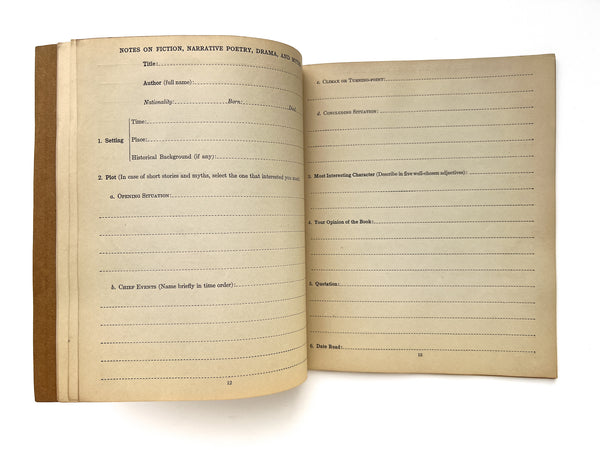 Book Notes: Outlines and Lists of Recommended Reading