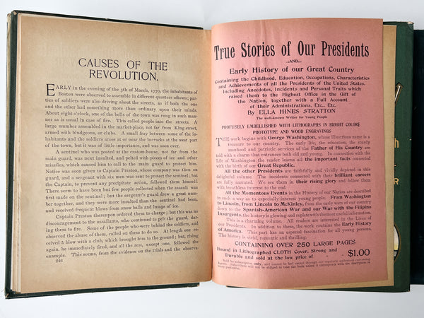 Sammelband canvassing book, ca. 1901.