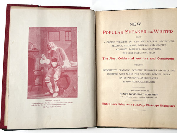 Sammelband canvassing book, ca. 1901.