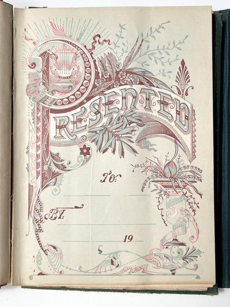 Sammelband canvassing book, ca. 1901.