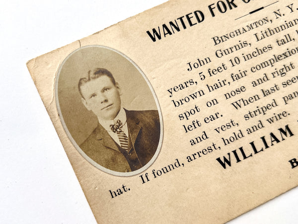 Wanted for Grand Larceny...