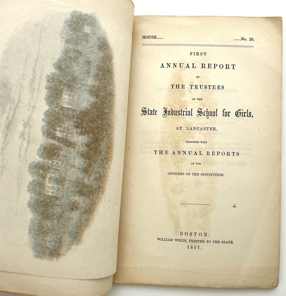 First Annual Report of the Trustees of the State Industrial School for Girls at Lancaster