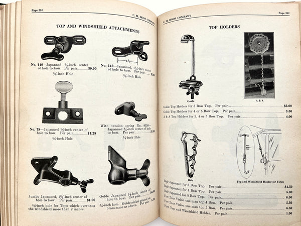Automobile Trimmers' Supplies and Body Hardware