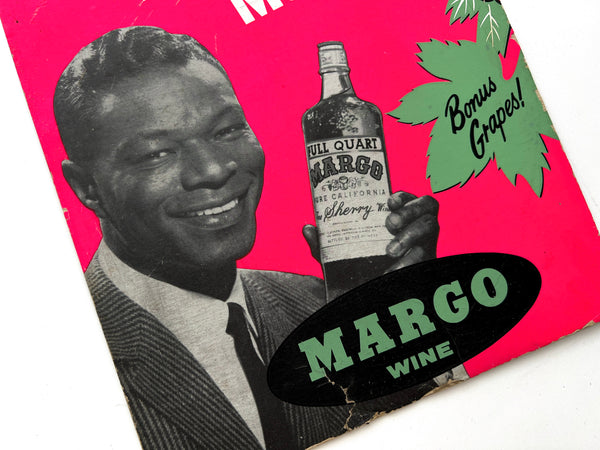 King Cole Says: "I go for Margo" advertising board