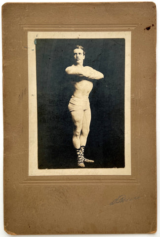 Physical Culture / Physique Photo of Young Man (Cabinet Card)
