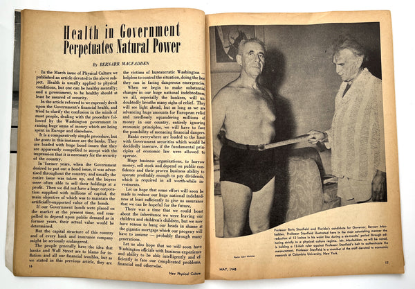 Physical Culture, May 1948 Vol 92, No. 4 (Magazine)
