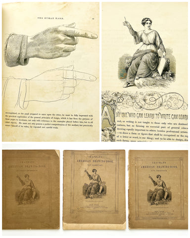 Chapman's American Drawing-Book, 3 issues: No. I Primary, No. II Elementary, No. IV Sketching and Studying from Nature