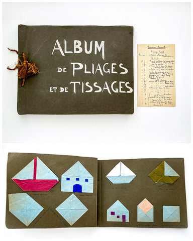 Album de Pliages et de Tissages / Pliage Froebel 1792-1852
