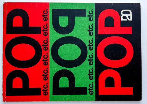 POP etc. Katalog 15. Museum des 20. Jahrhunderts. Wien III. Schweizergarten. 19. September bis 31. Oktober 1964.