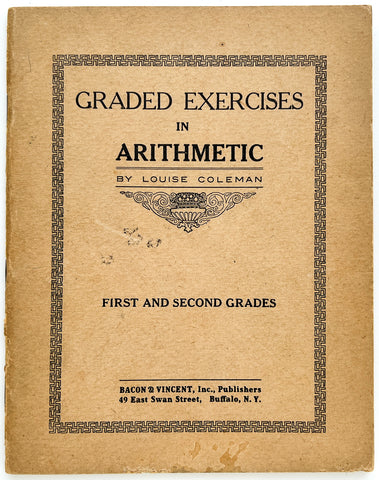 Graded Exercises in Arithmetic: First and Second Grades