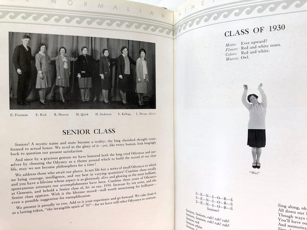 The Normalian of 1930 - Yearbook of the State Normal School at Geneseo, NY