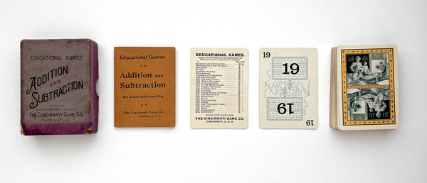 Addition and Subtraction for School and Home Play (Educational Games card series)
