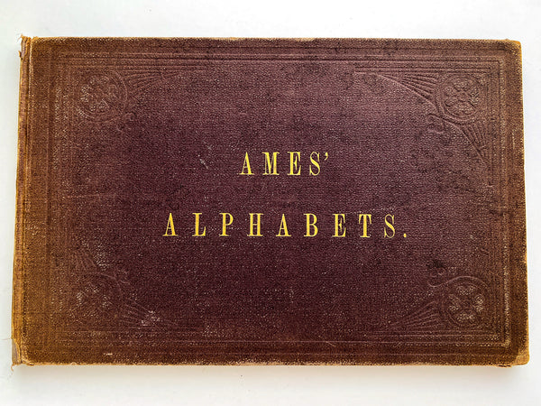 Ames' Alphabets : adapted to the use of architects, engravers, engineers, artists, sign painters, draughtsmen, &c.