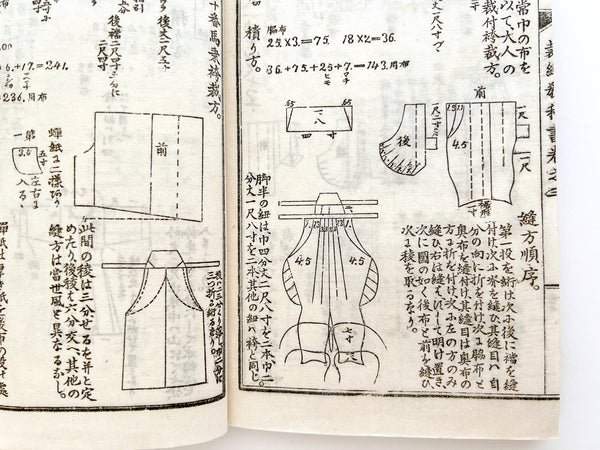 裁縫教科書 渡邉辰五郎編纂 / Saihō no kyōkasho (Sewing Textbook, 3 volumes)