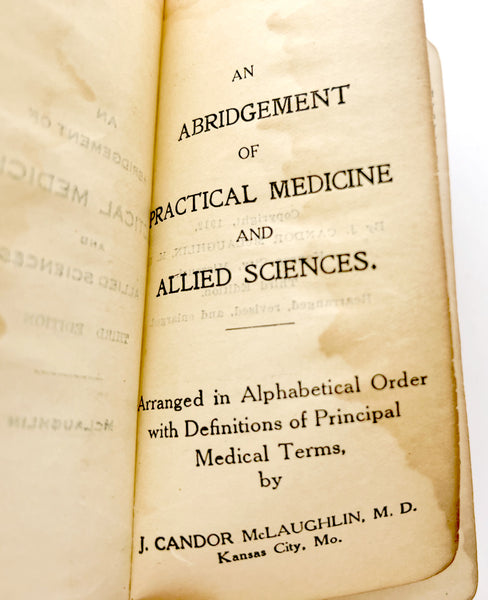 An Abridgement of Practical Medicine and Allied Services