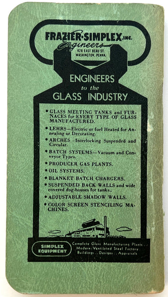 Glass Factory Directory, 1952