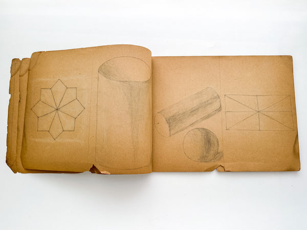 Young Man's Self-Directed Sketchbook of Progressive Drawing, 1893-96