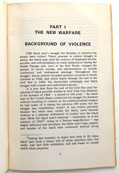 War in America: The Malcolm X Doctrine