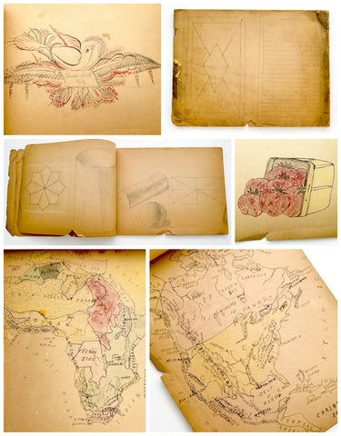 Young Man's Self-Directed Sketchbook of Progressive Drawing, 1893-96