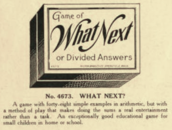 Game of What Next, or Divided Answers (#4673)