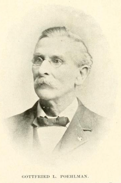 Manuscript liederbuch with three taufbriefe kept by South Bend immigrant Gottfried Poehlman