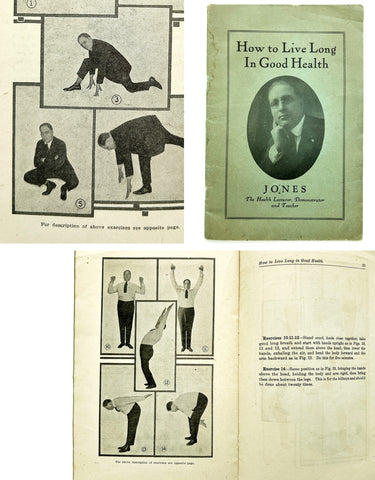 How to Live Long in Good Health: Jones, The Health Lecturer, Demonstrator and Teacher (cover)