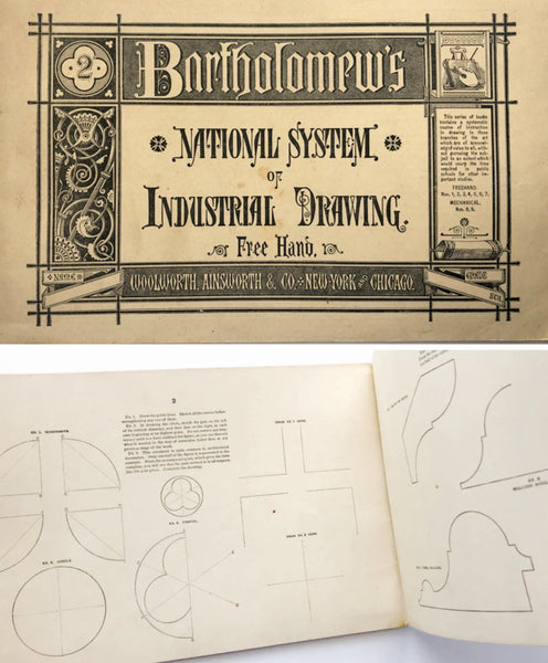 Bartholomew's National System of Industrial Drawing. Free Hand (Book No. 2)