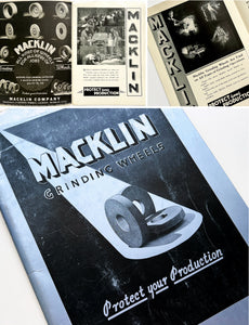 Macklin Grinding Wheels: Protect your Production (cover title)