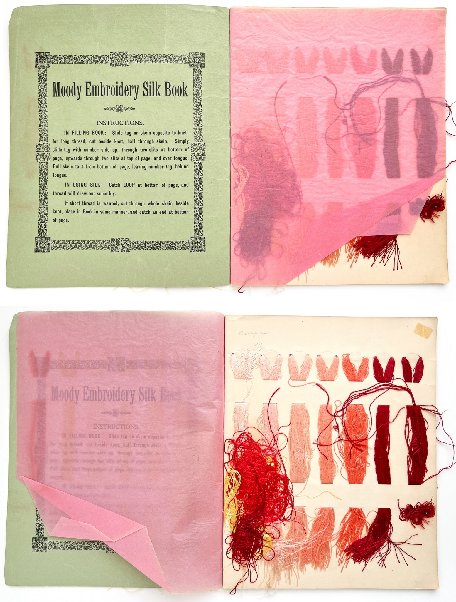 Art Silks (Moody Embroidery Silk Book, with flosses)