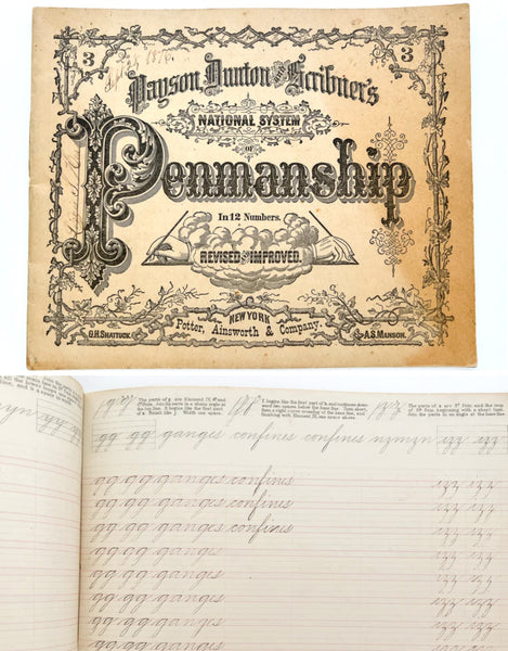 1870 - Payson, Dunton & Scribner's National System of Penmanship in Twelve Numbers, Revised and Improved (Volume Number 3)