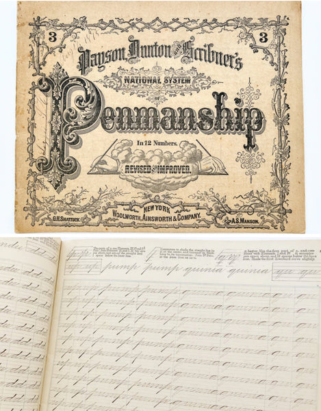 1870 - Payson, Dunton & Scribner's National System of Penmanship in Twelve Numbers, Revised and Improved (Volume Number 3)