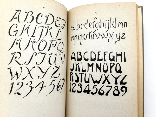 Alphabets: Ancient and Modern [124 Types of Lettering] A Manual for Artists, Architects, Advertising Men, Letterers, Sign-Painters and Students of the Fine Arts
