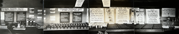 10 photos of agricultural fair displays [Pennsylvania, ca. 1927]